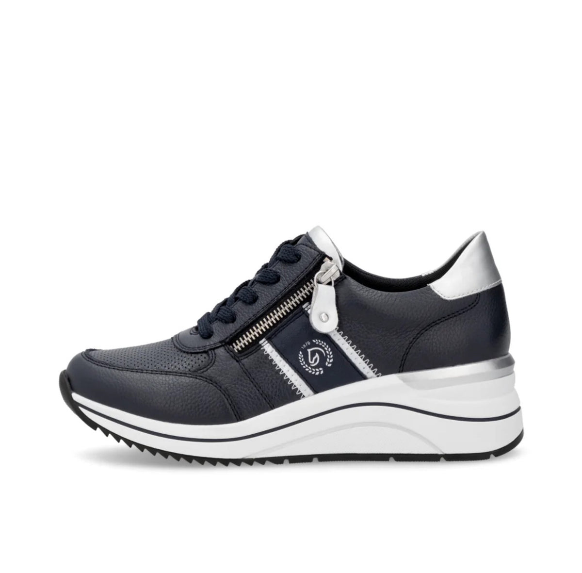 Remonte - D0T04 Navy Wedge Trainer