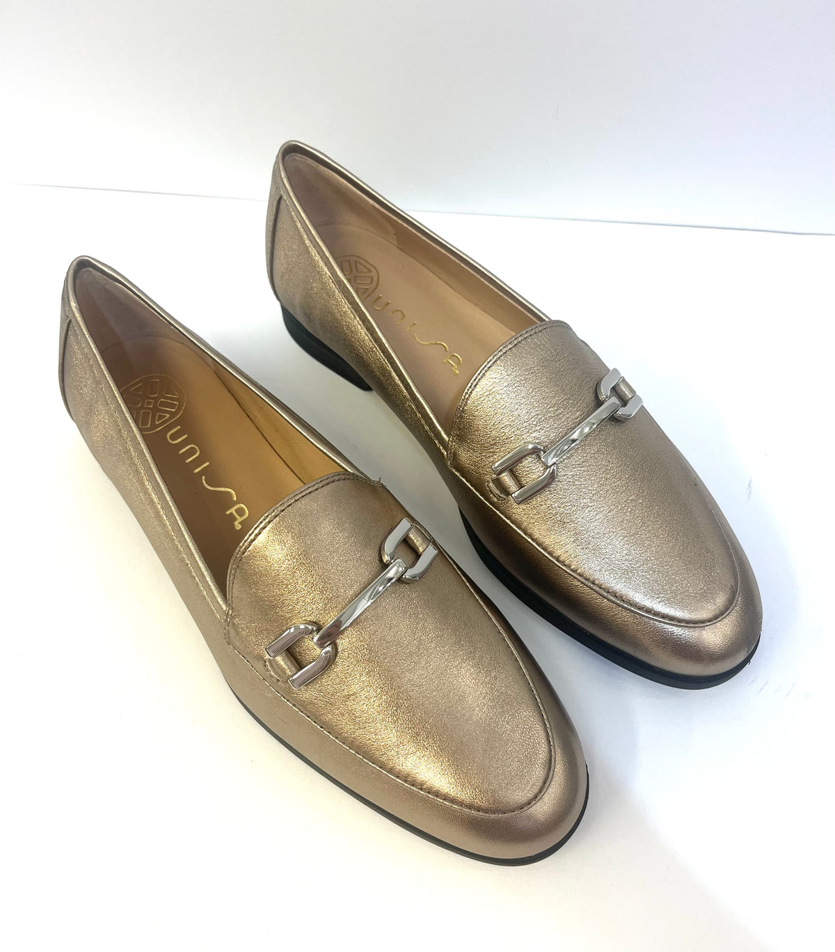 Unisa - Damiel Metallic Gold Loafer