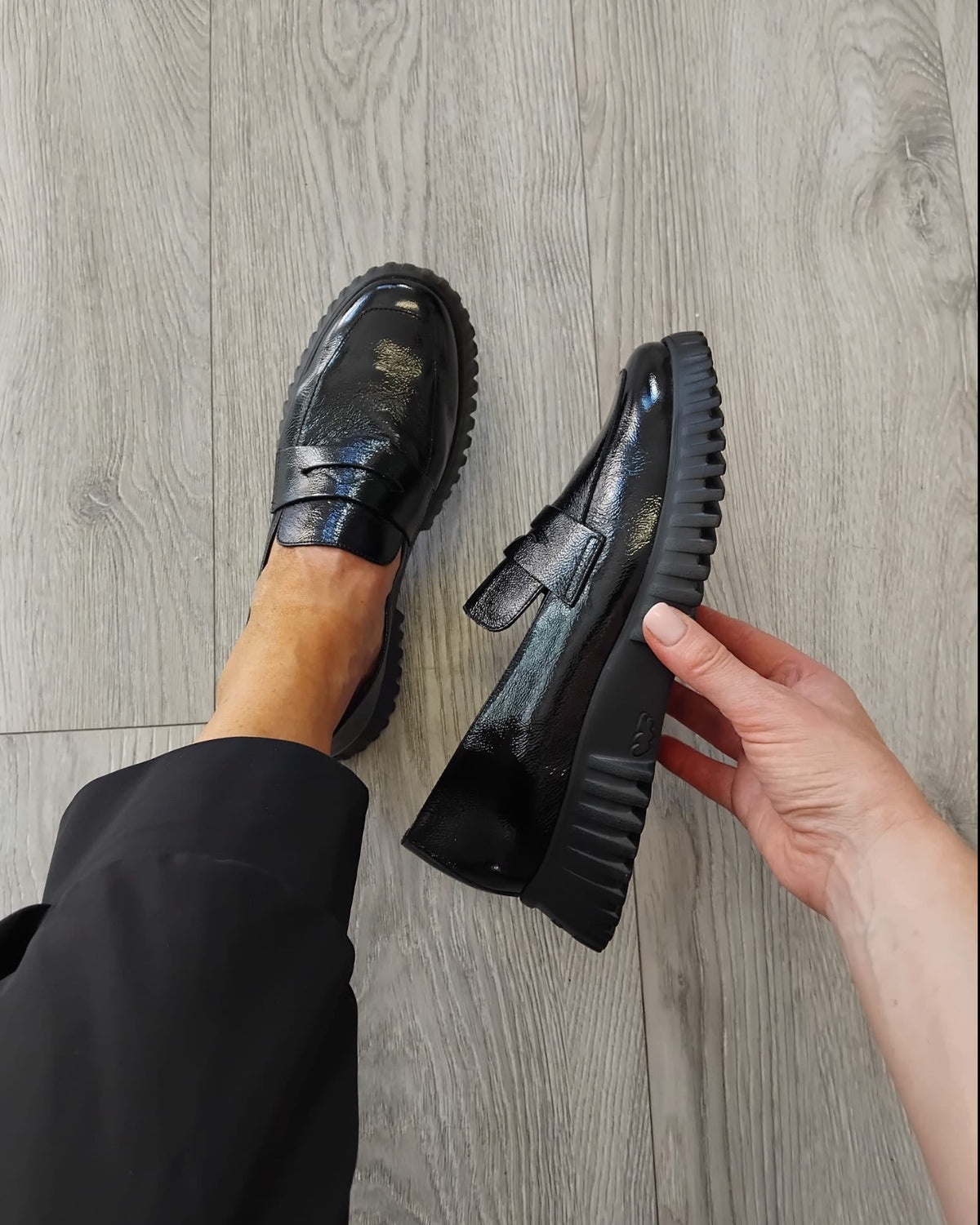 Wonders - A-4402 Black Patent Loafer