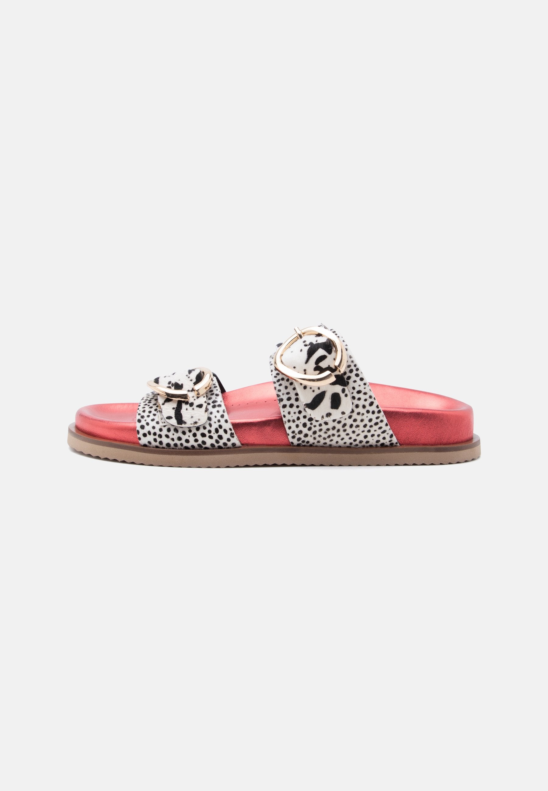 Gioseppo - Carney Red Animal Print Slider