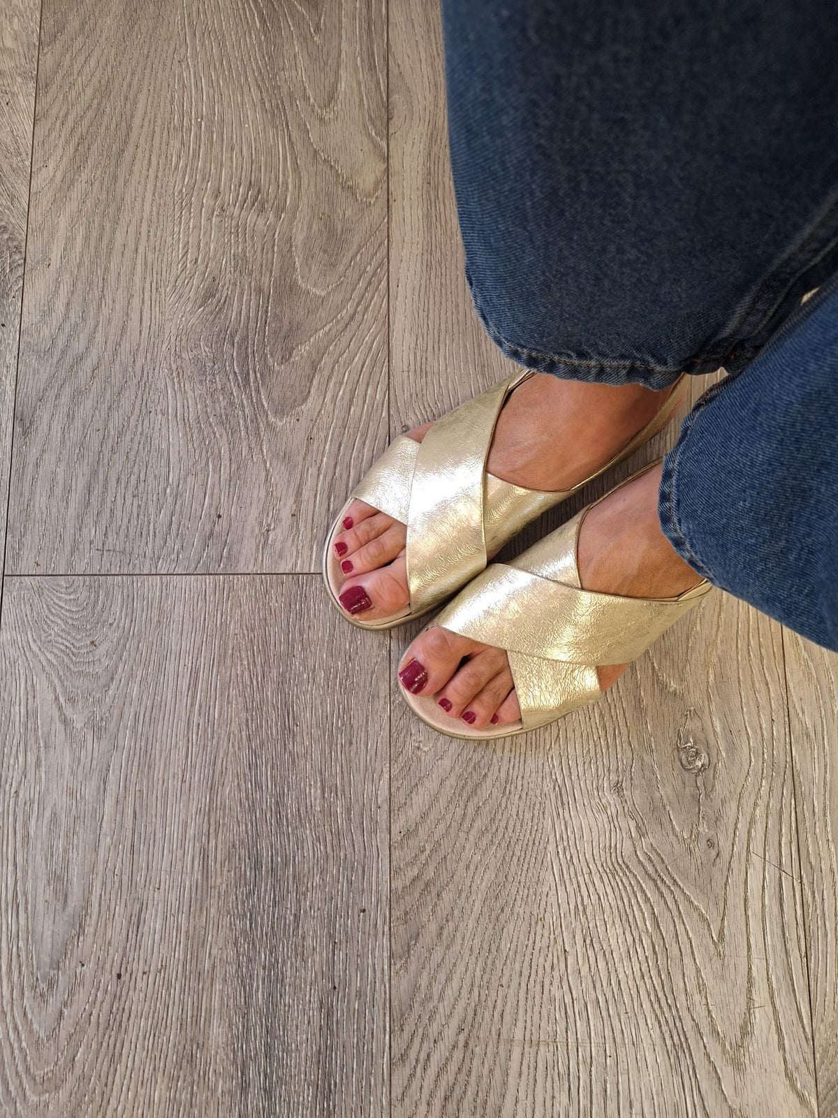 Caprice - 28208 Gold Sandal