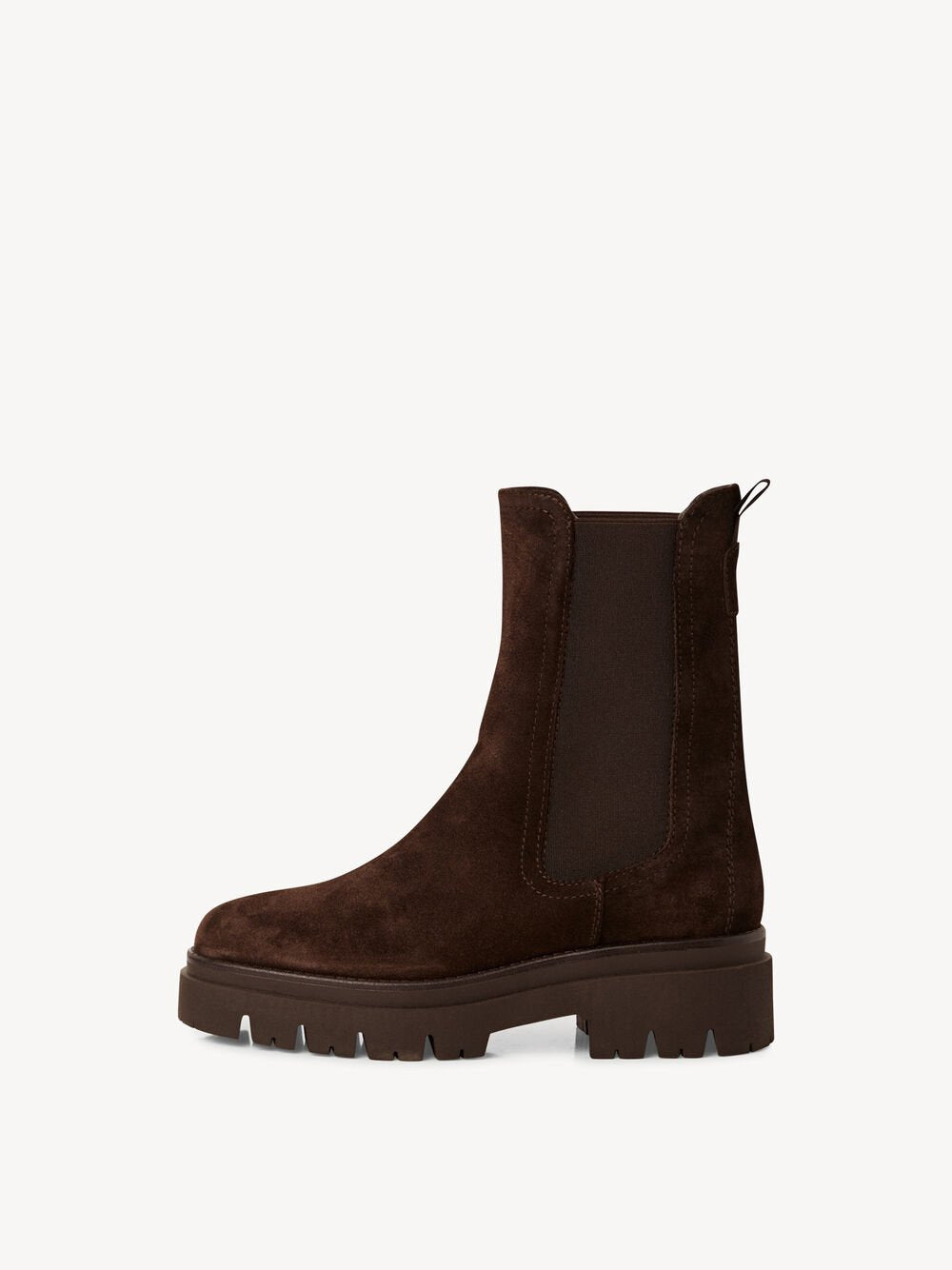Tamaris - 25992 Brown Suede Chelsea Boot