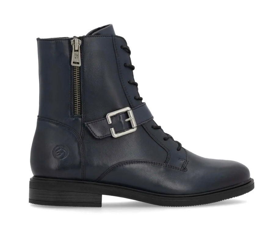 Remonte - D1U70 Navy Biker Boot