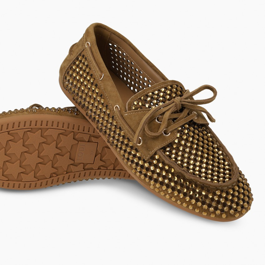 Lodi - A-EMI Camel Boat Shoe