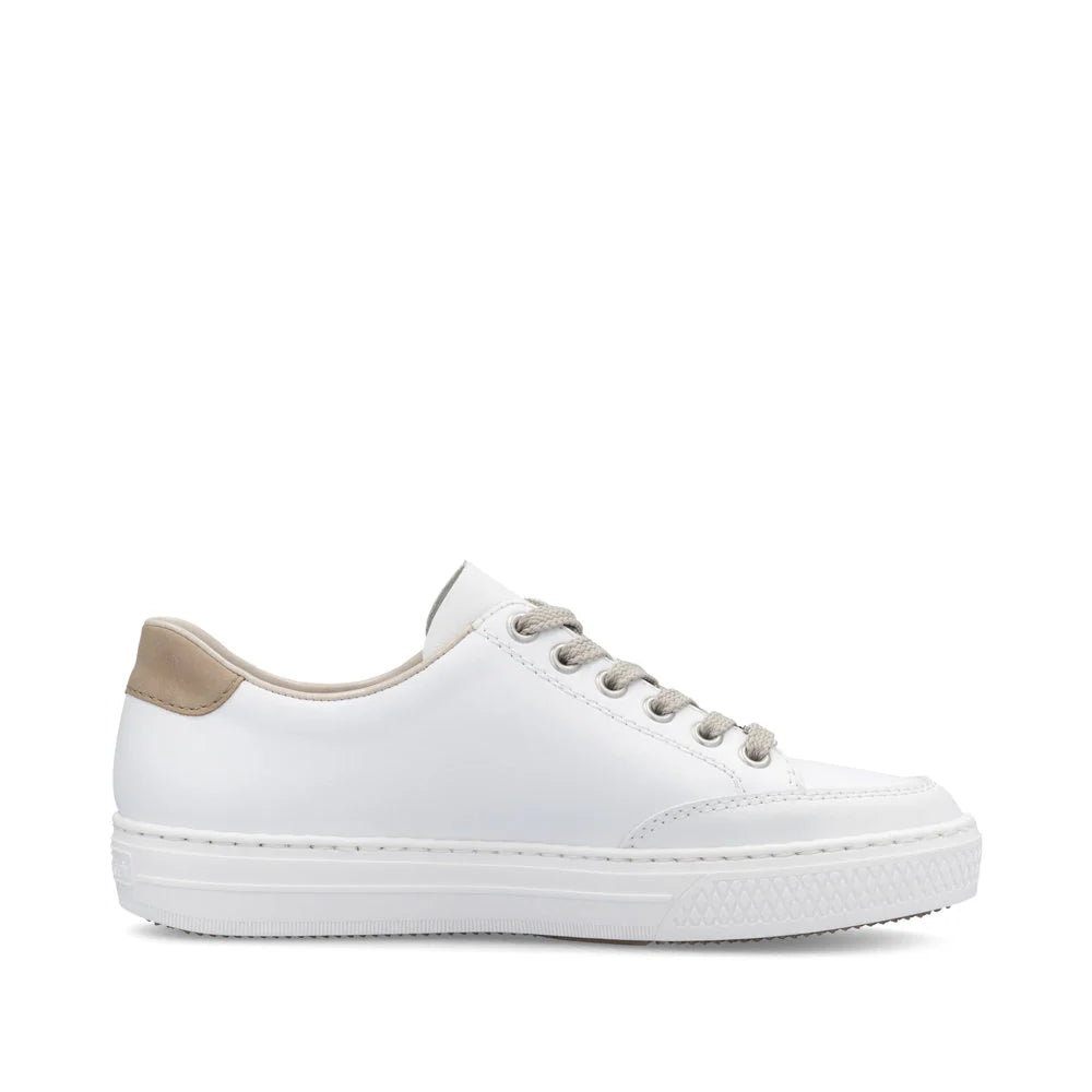 Rieker - L5903 White and Beige Trainer