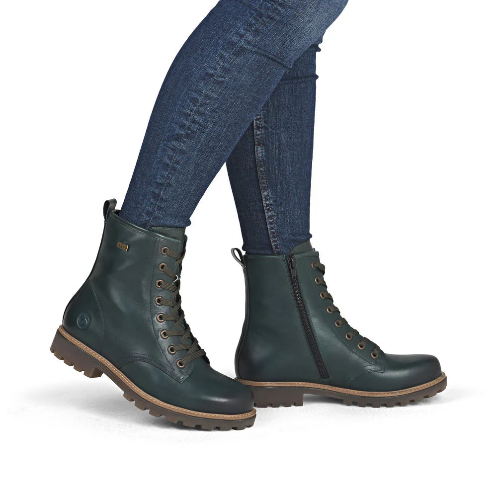 Remonte - D3C70 Green Biker Boot