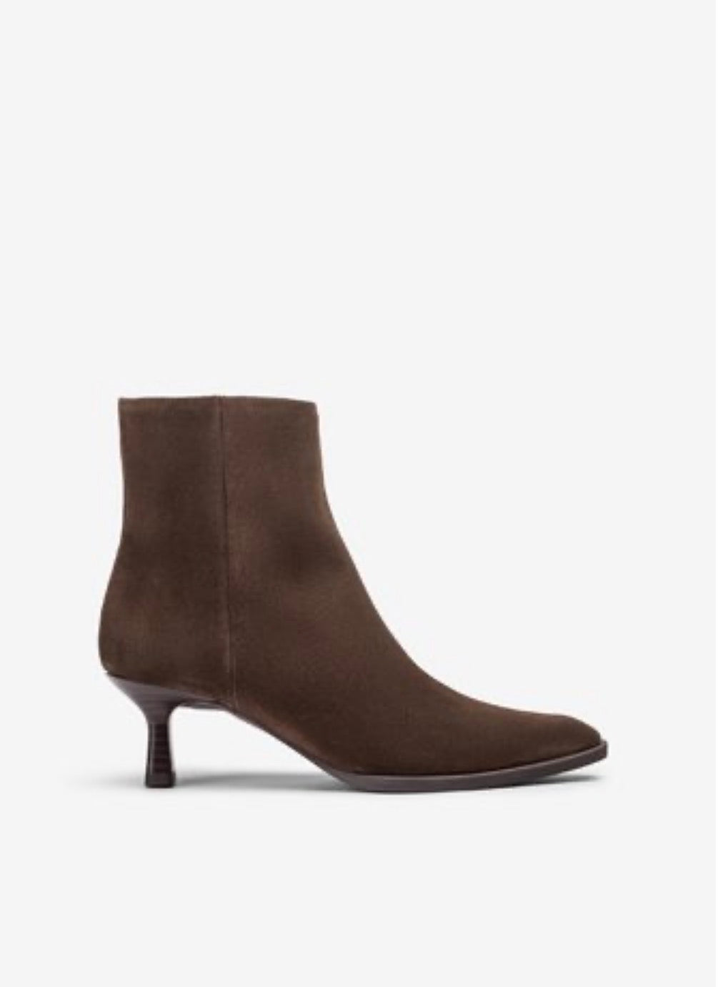 Unisa - Lomas Brown Kitten Heel Ankle Boot