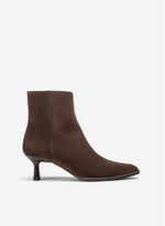 Unisa - Lomas Brown Kitten Heel Ankle Boot