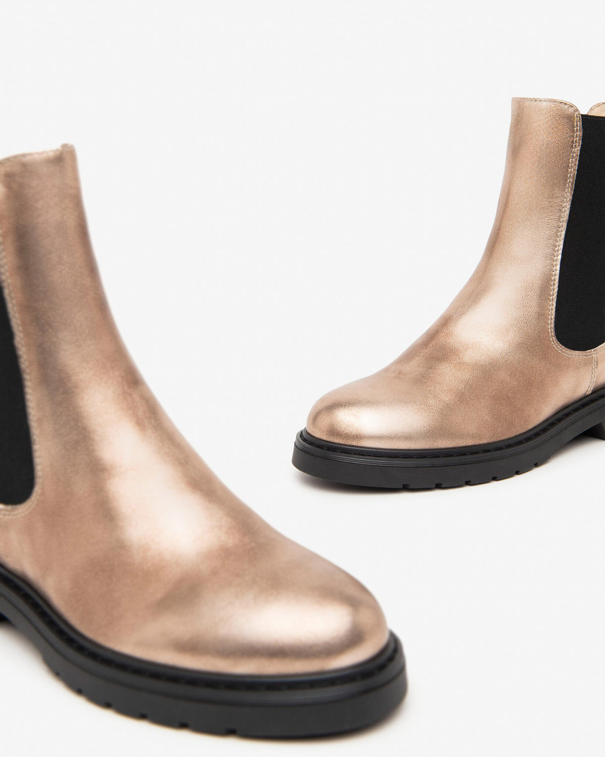 Nerogiardini - I412001D Metallic Gold Chelsea Boot [Standard Fit]