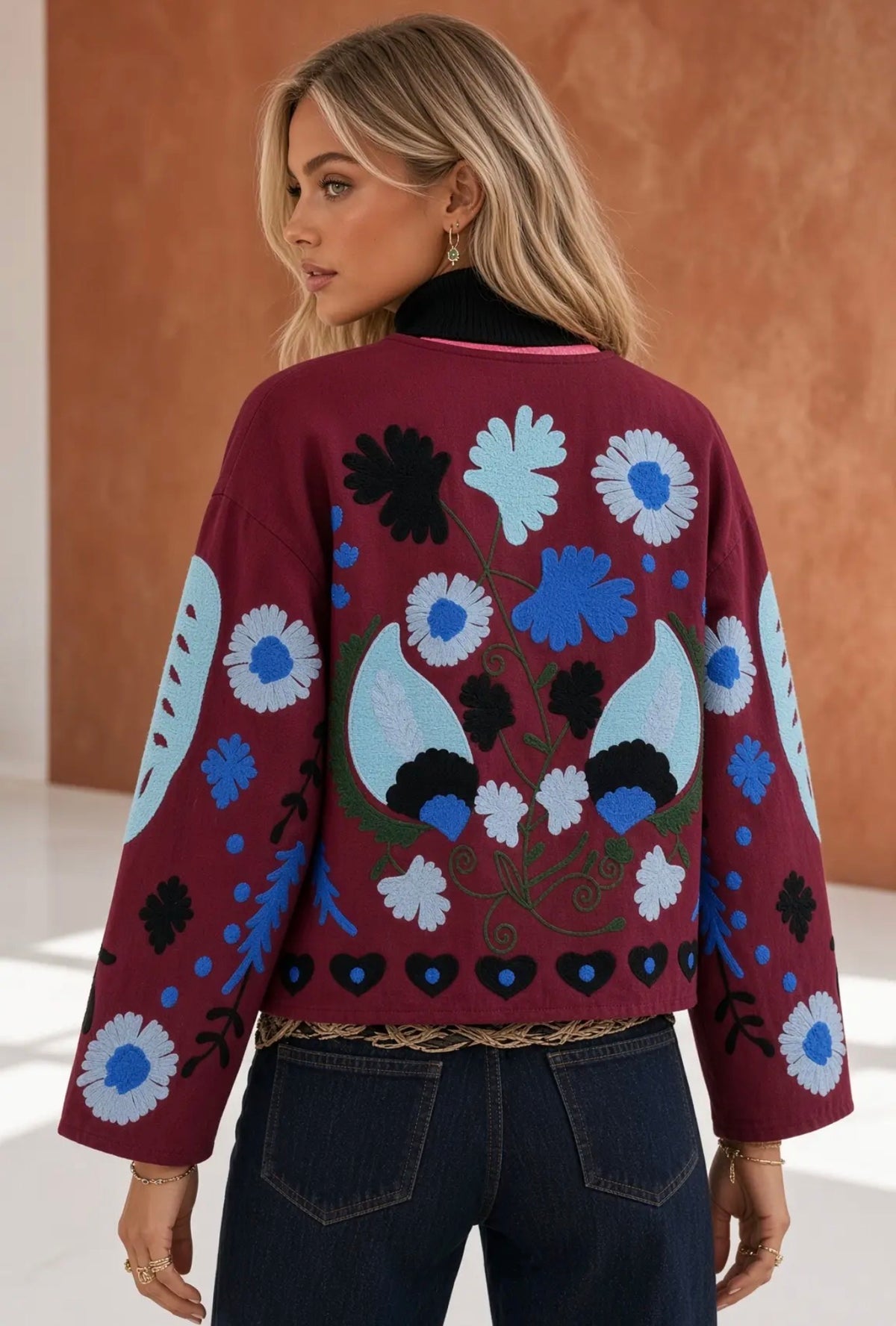 Anna - Burgundy Jacket