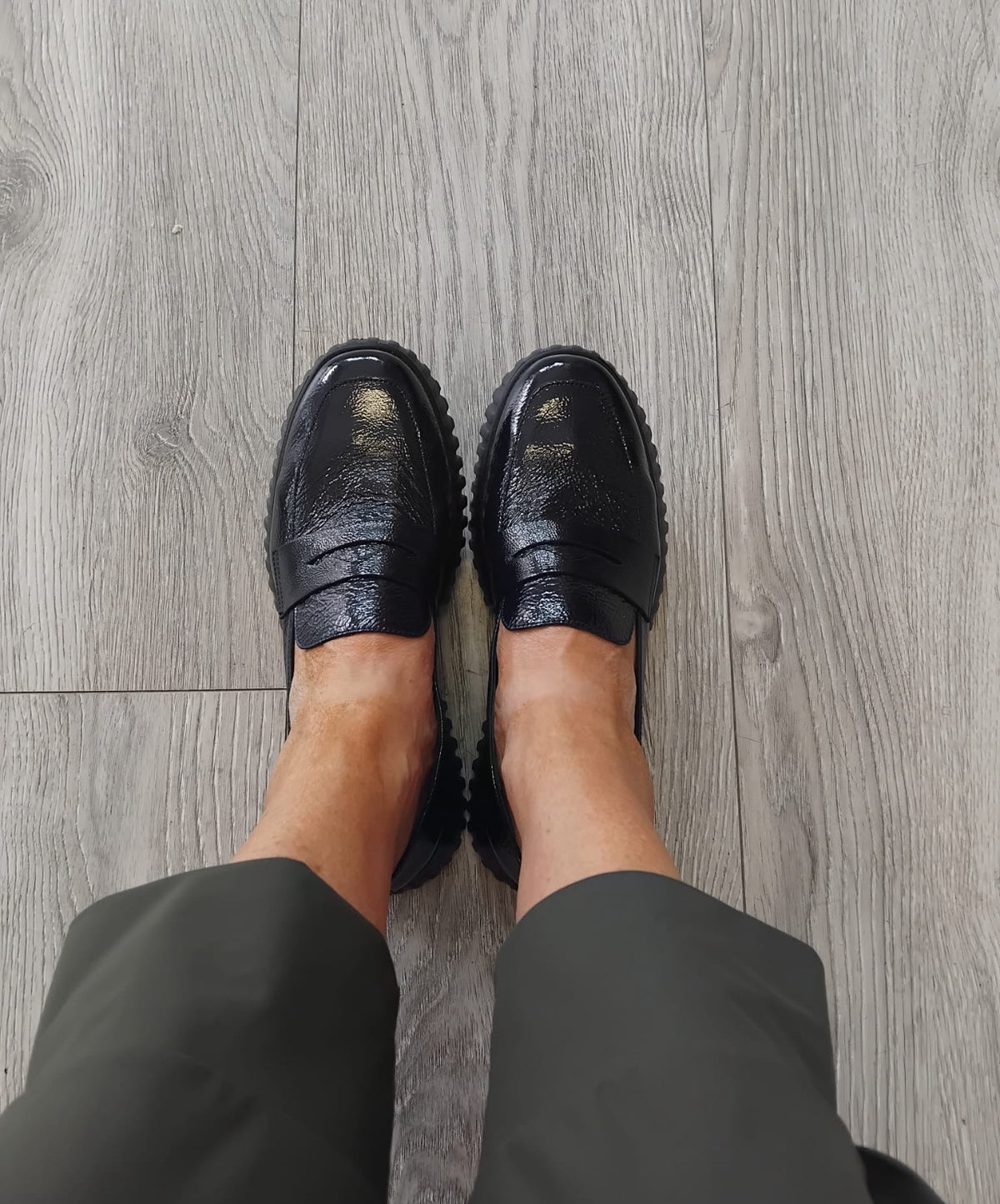 Wonders - A-4402 Black Patent Loafer