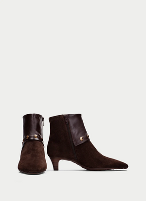 Hispanitas - HI265062 Brown Stud Ankle Boot