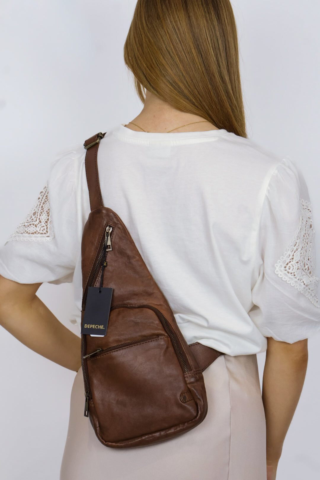 Depeche - 11304 Brown Crossbody Bumbag