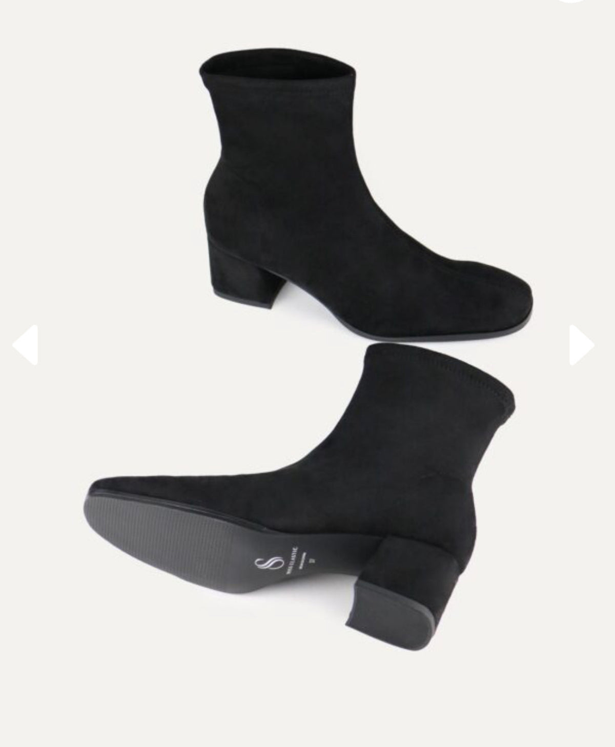 Miss Elastic - 78330 Black Sock Boot