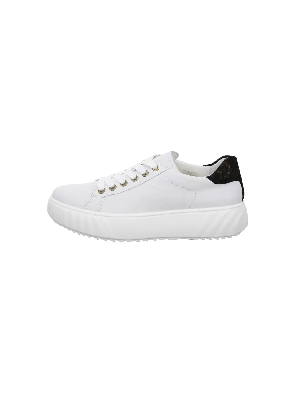 Ara - 46523 White Trainers with a Navy Trim