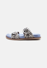 Gioseppo - Carney White/Black Print Slider