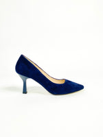 Rachel’s - Navy Suede Court Shoe