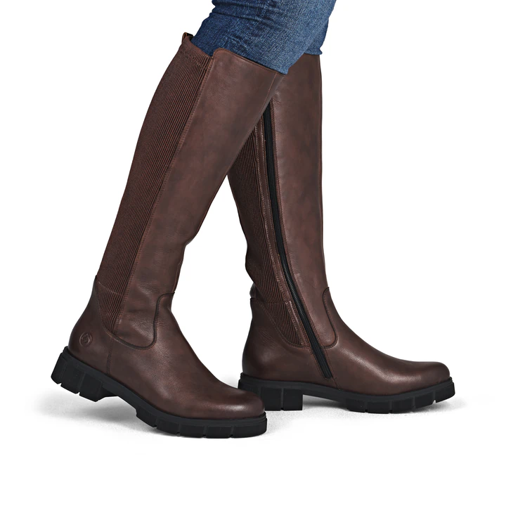 Remonte - D2S74 Brown Knee High Boot