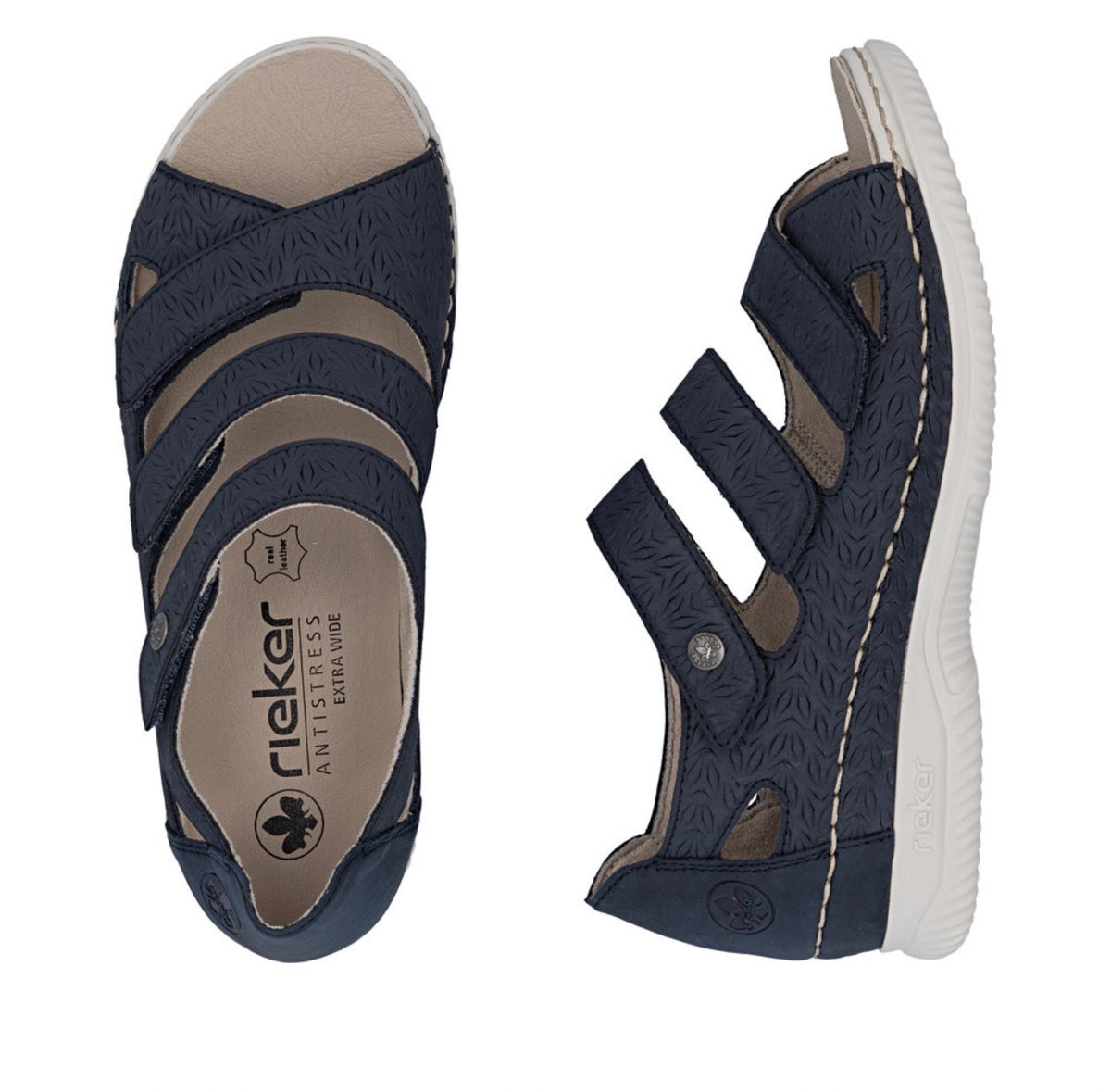 Rieker - V7451 Navy Heel-In Sandal