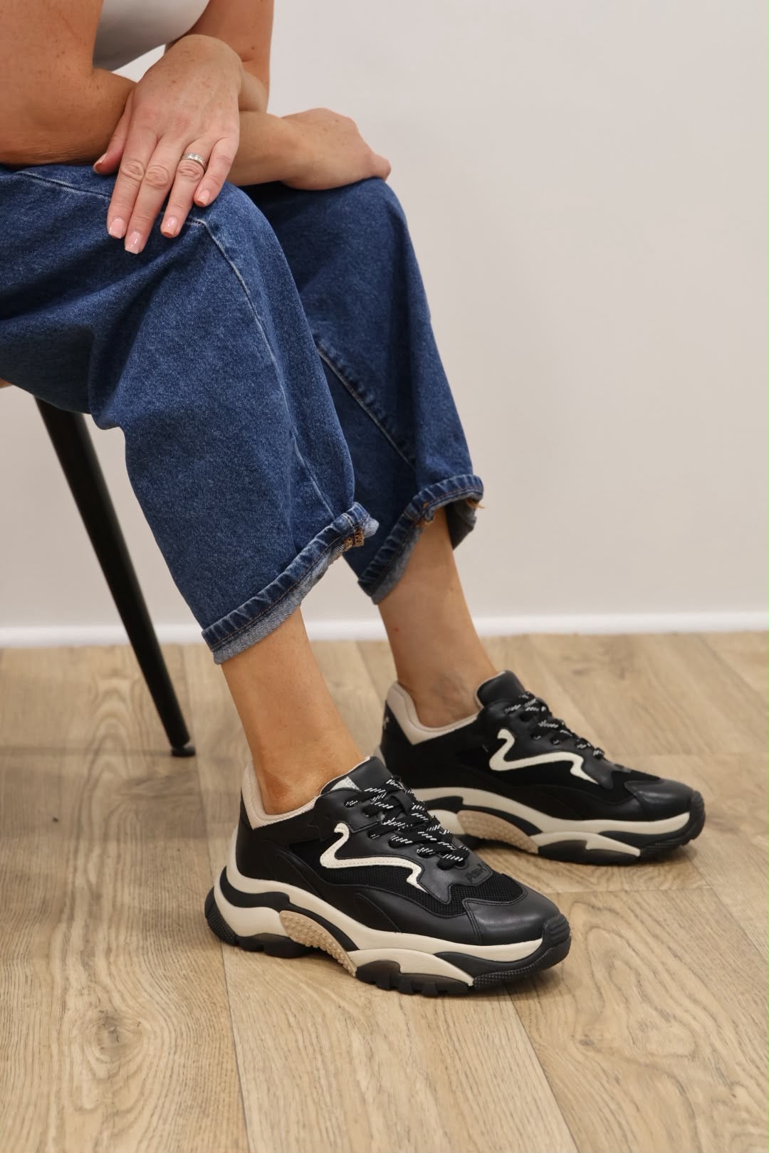 Ash - Addict Black Trainer