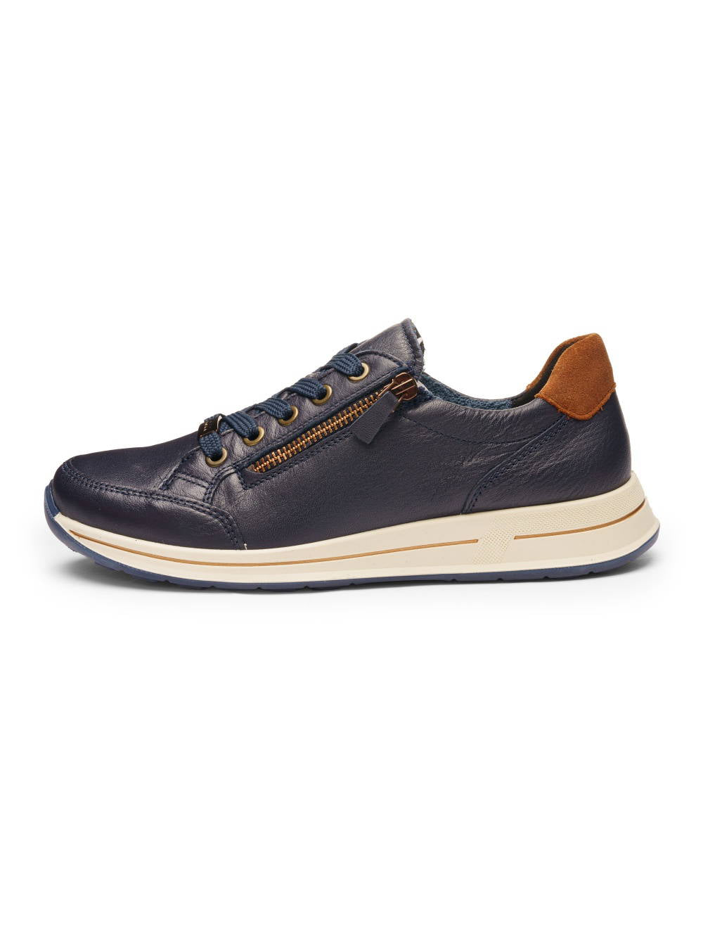 Ara - 24801 Navy/Tan Trainer