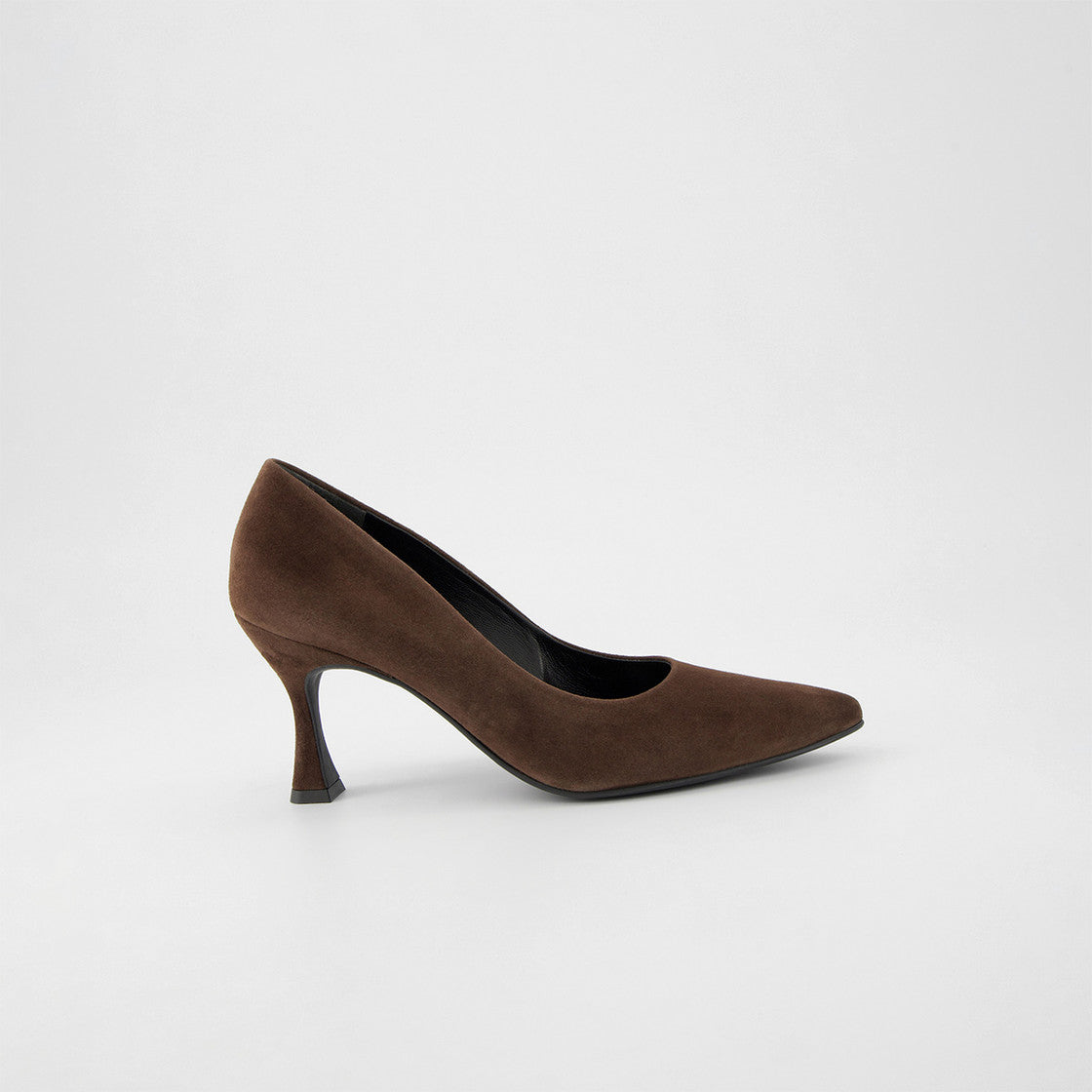 Paul Green - 3859 Brown Suede Court Shoe