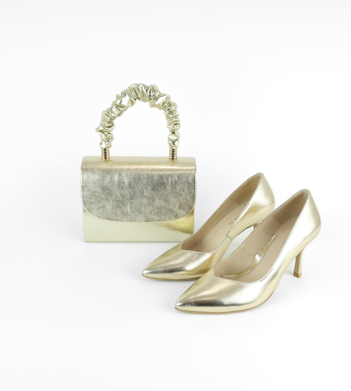 Rachels - Gold Clutch Bag