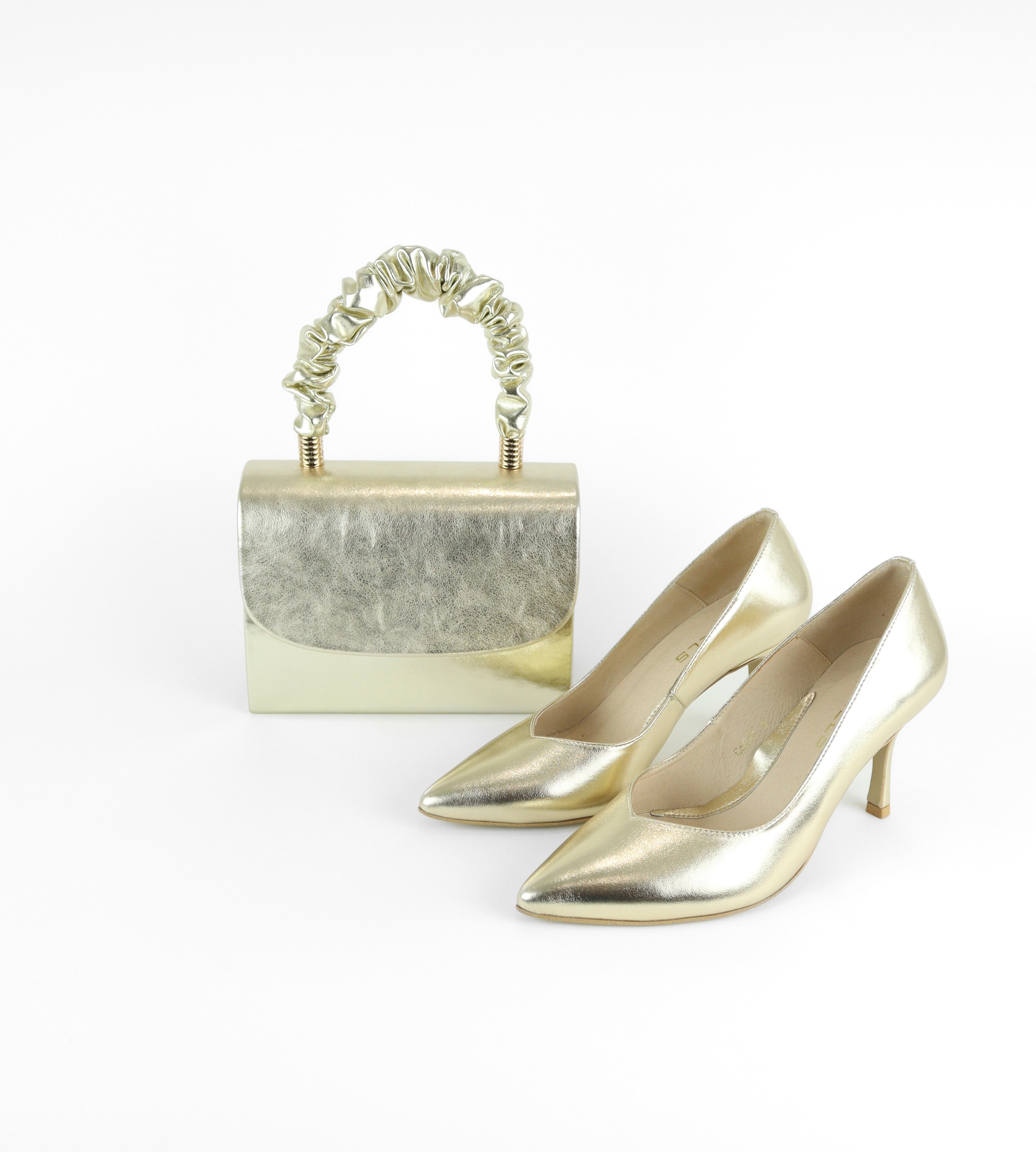Rachels - Gold Clutch Bag