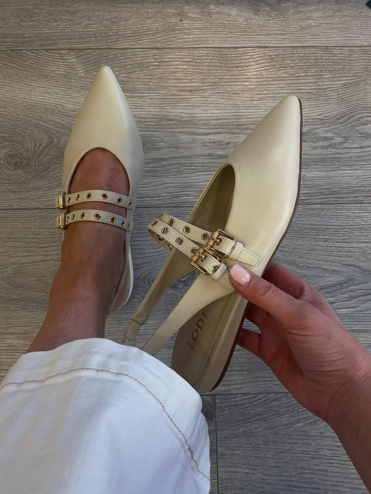 Lodi - A-Soria Cream Slingback