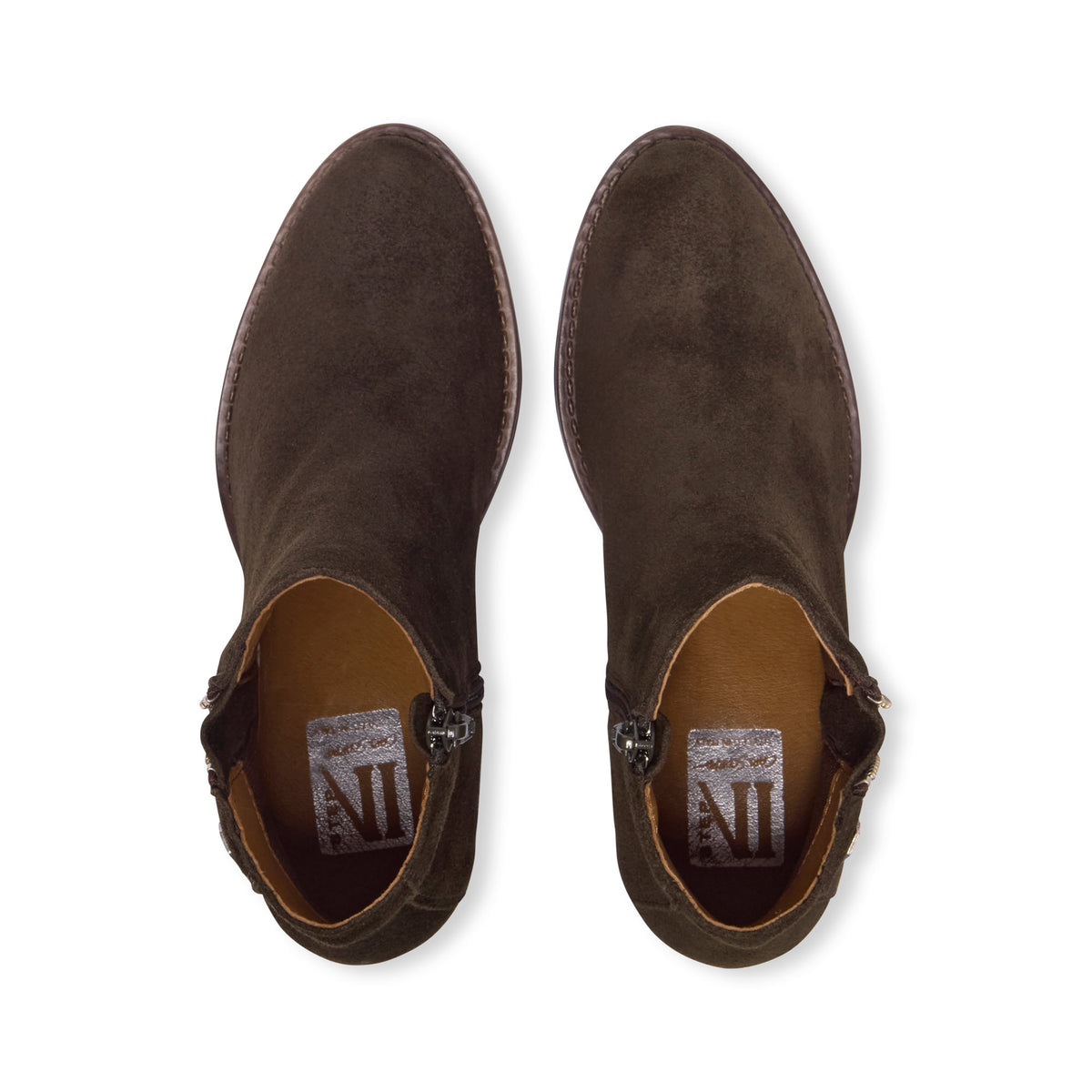 Carl Scarpa - Fermato Olive Suede Ankle Boot