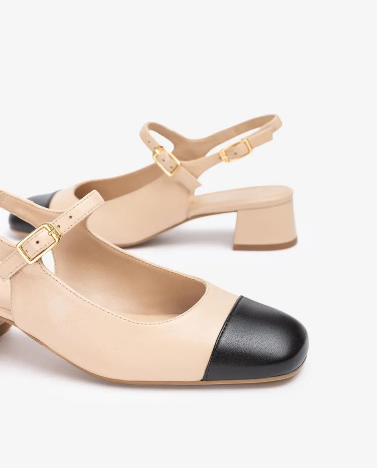 Unisa - Jumis Beige and Black Slingback