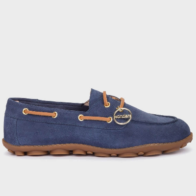 Wonders - AP-2104 Navy/Blue Boat Shoe