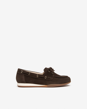 Nerogiardini - I617300D Brown Suede Boat Shoe