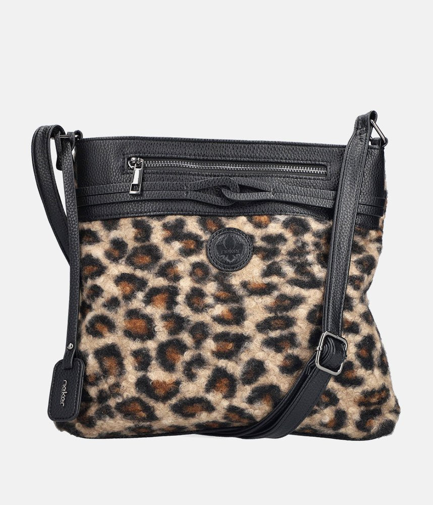 Rieker - H1010 Leopard Crossbody