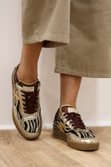 Another Trend - A03490 [Platino] Gold & Zebra Trainer