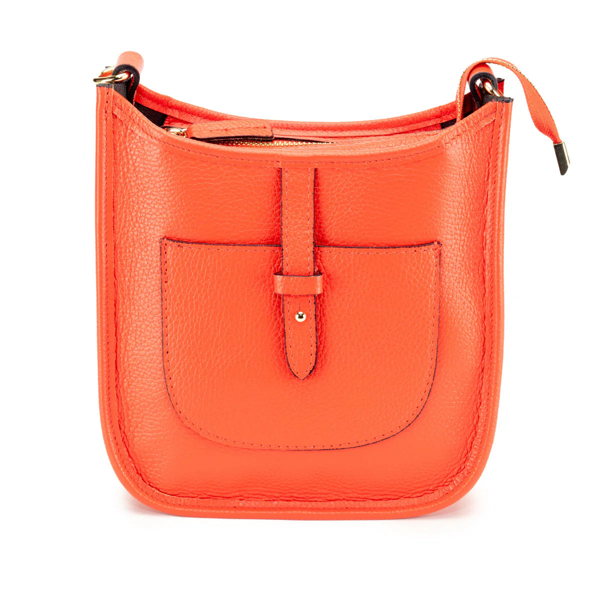 Elie Beaumont - Messenger Orange Crossbody Bag