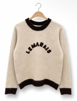 Anna - Beige/Brown Jumper