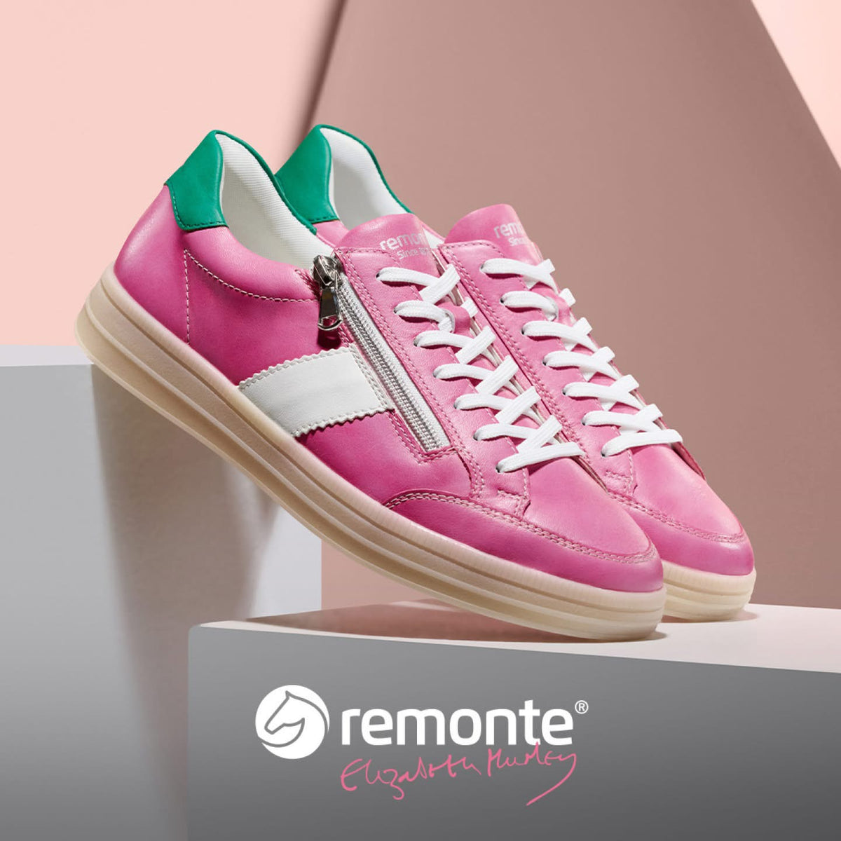 Remonte - D2C02 Pink Retro Trainer