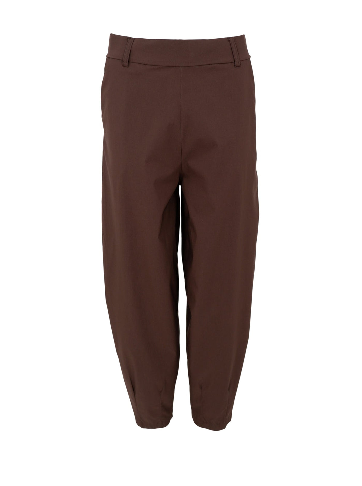 Black Colour - 41095 Brown Barrel Trousers