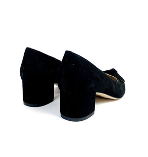 Rachels - Z7705 Black Bow Court Shoe
