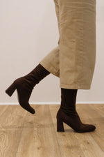 Xti - 146387 Brown Sock Knee High Boot