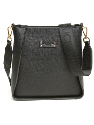 Alice Wheeler - Kensington Black Crossbody Bag