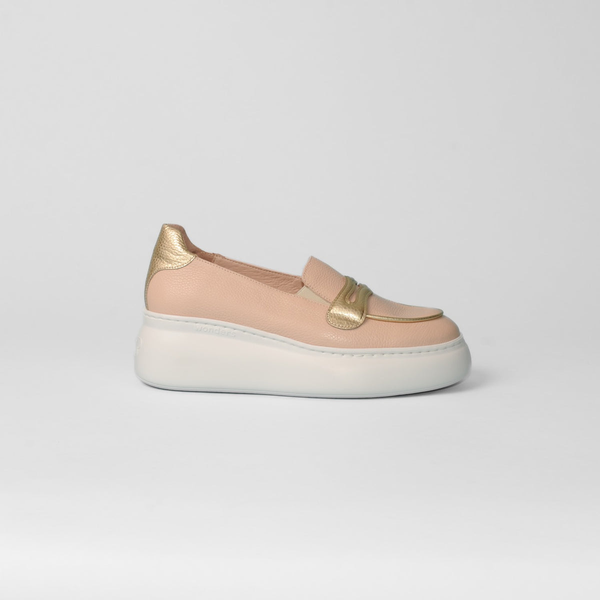 Wonders - A-2671 Blush Wedge Loafer