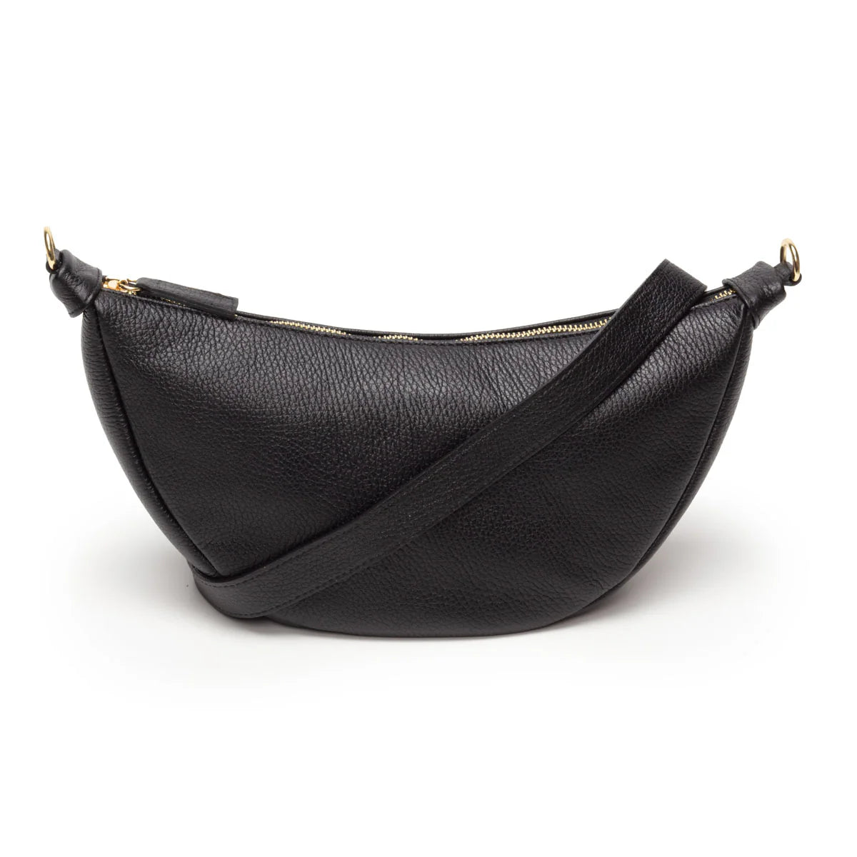 Elie Beaumont - Hobo Black Leather Bag