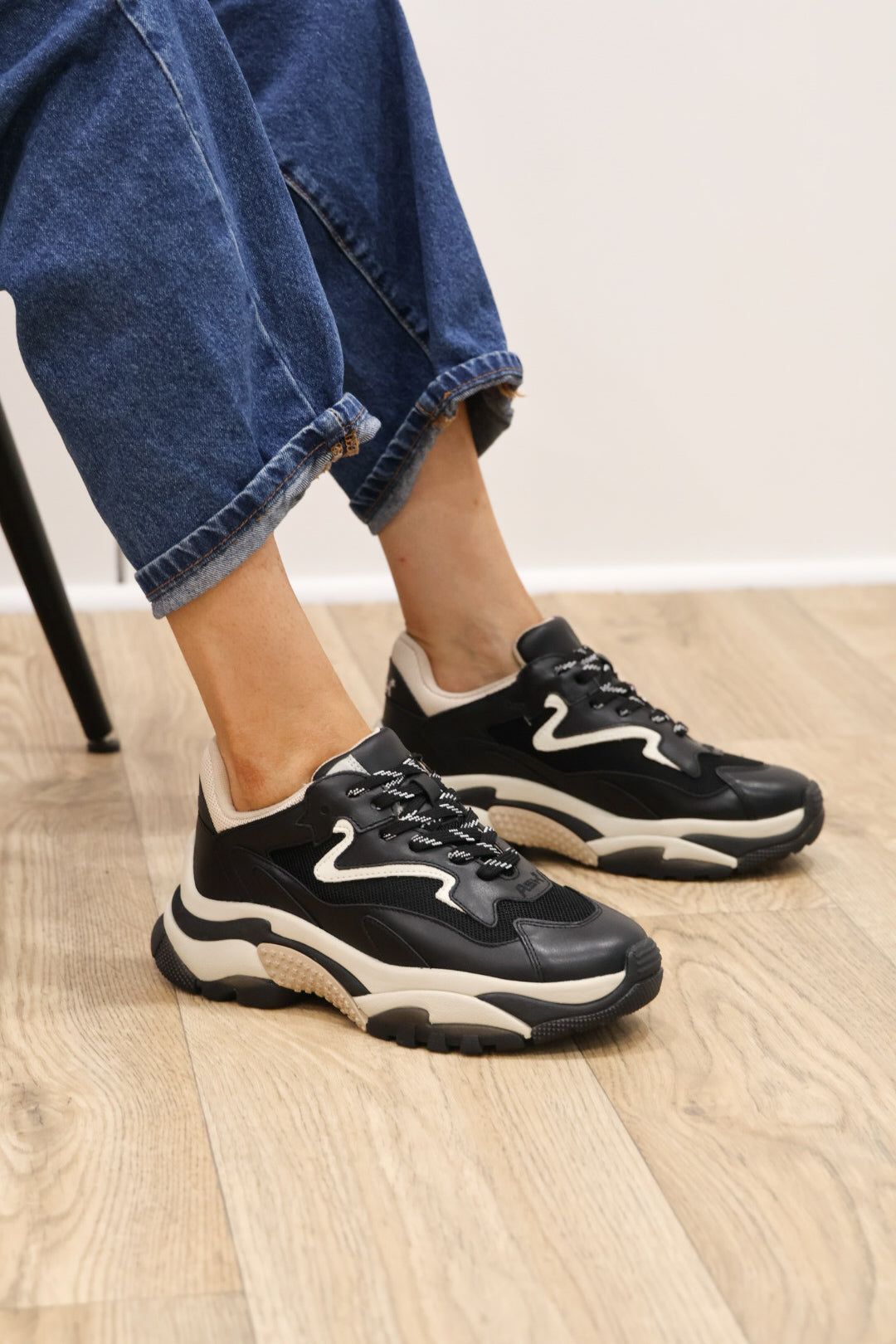 Ash - Addict Black Trainer