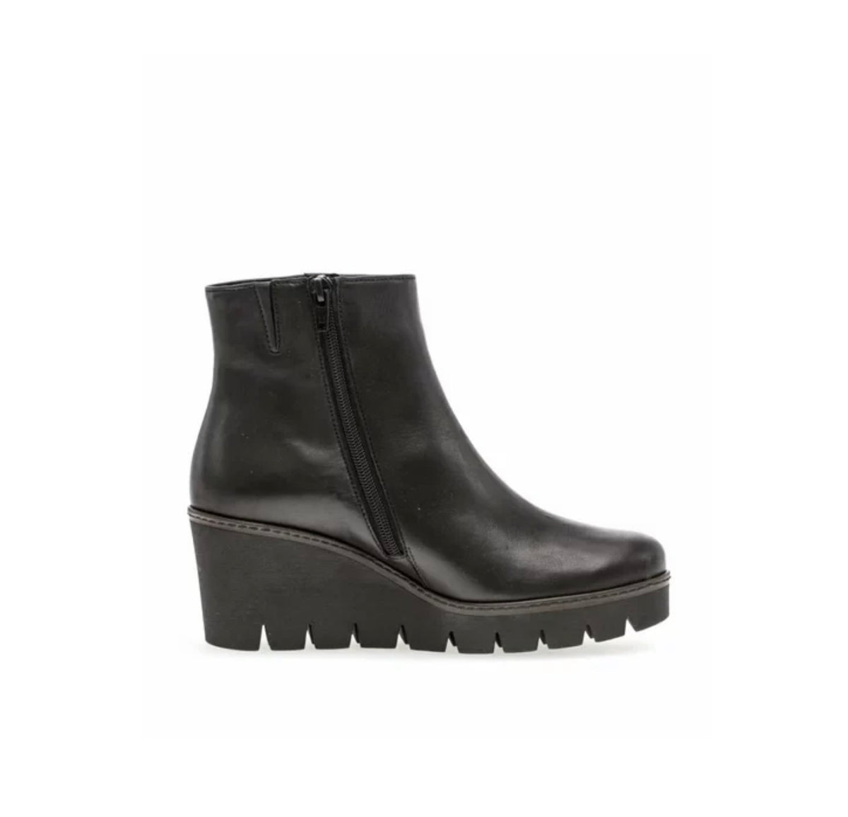 Gabor - 8045.01 Black Wedge Ankle Boot