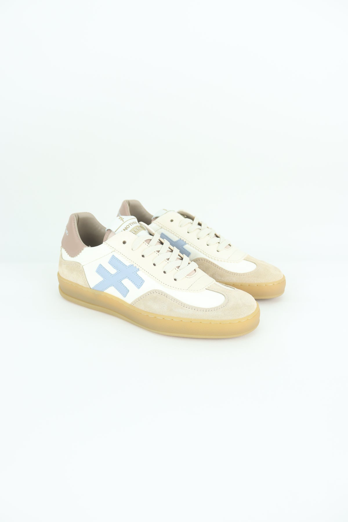 Another Trend - A032 Cream and Sky Trainer