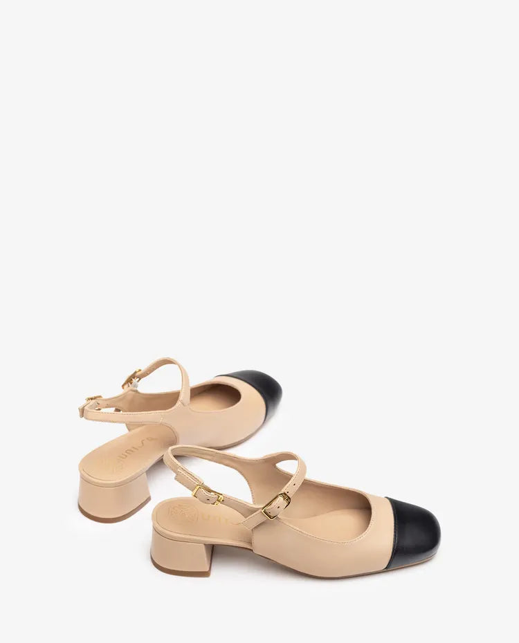 Unisa - Jumis Beige and Black Slingback