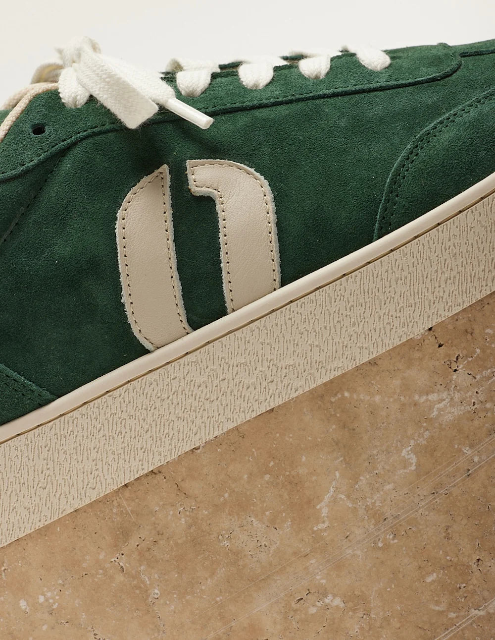 Odaje - Lucia Forest Green Retro Trainer