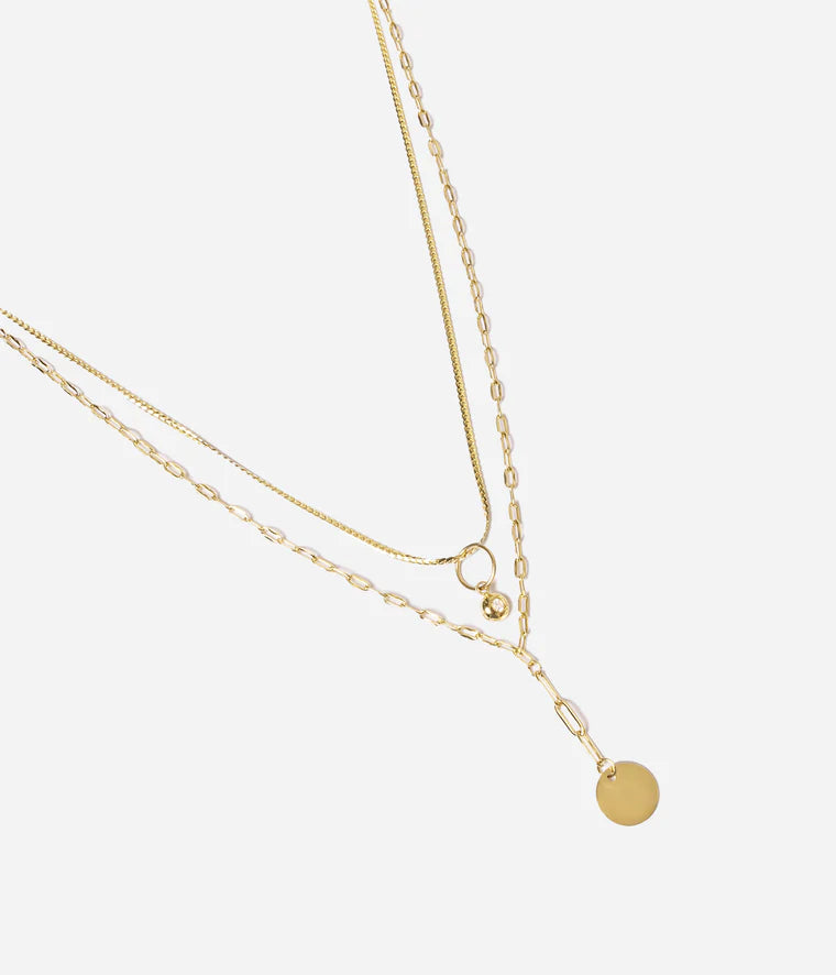 Zag Bijoux - SNX24361 Gold Layered Chain